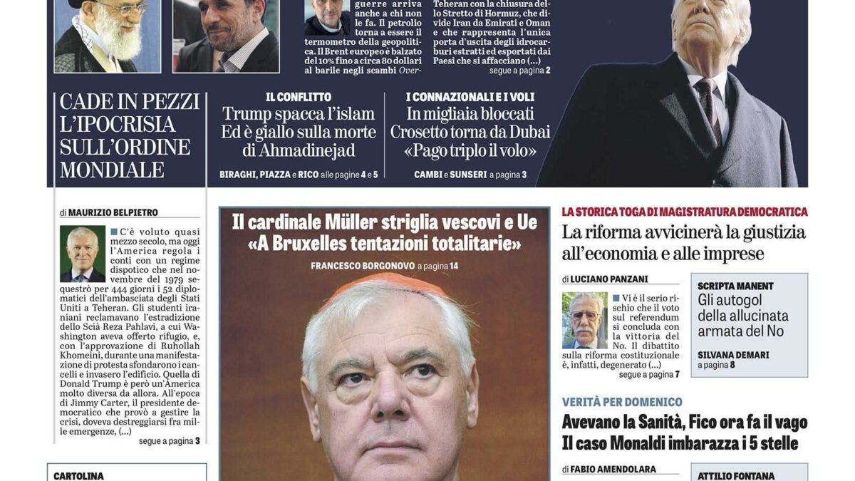 Oggi in edicola