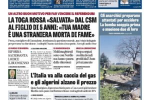 Oggi in edicola