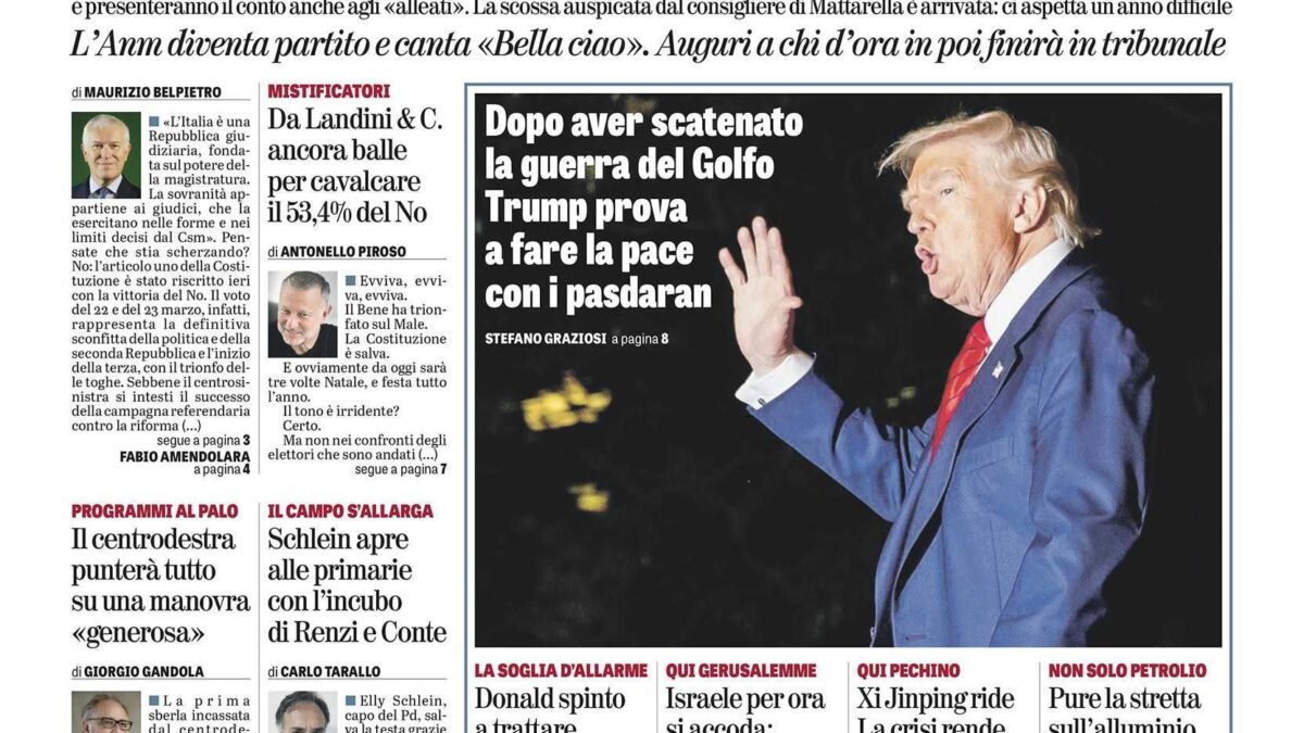 Oggi in edicola