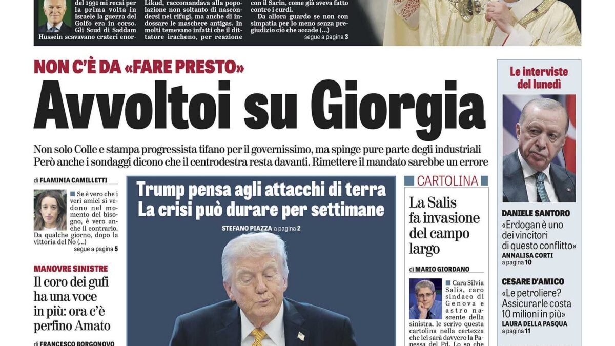 Oggi in edicola