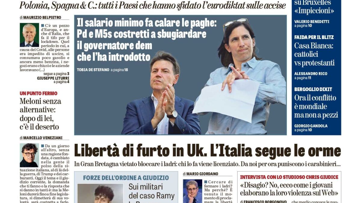 Oggi in edicola
