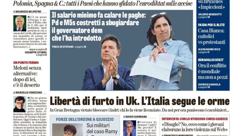 Oggi in edicola