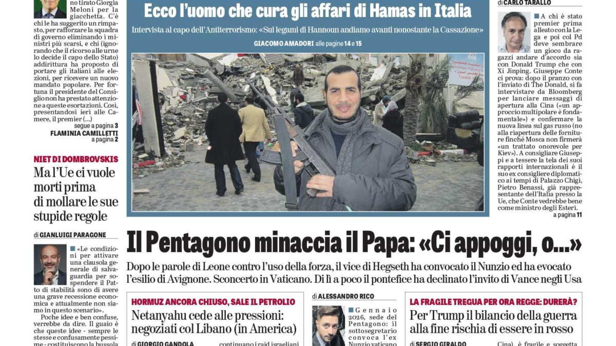 Oggi in edicola