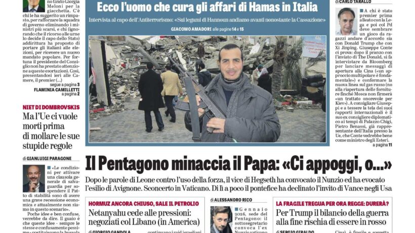 Oggi in edicola