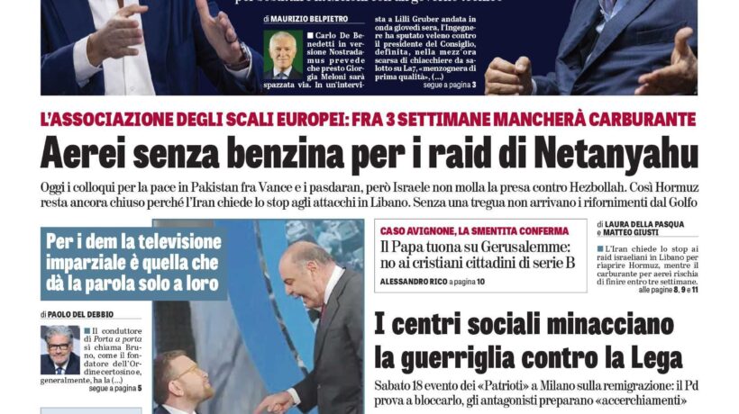 Oggi in edicola