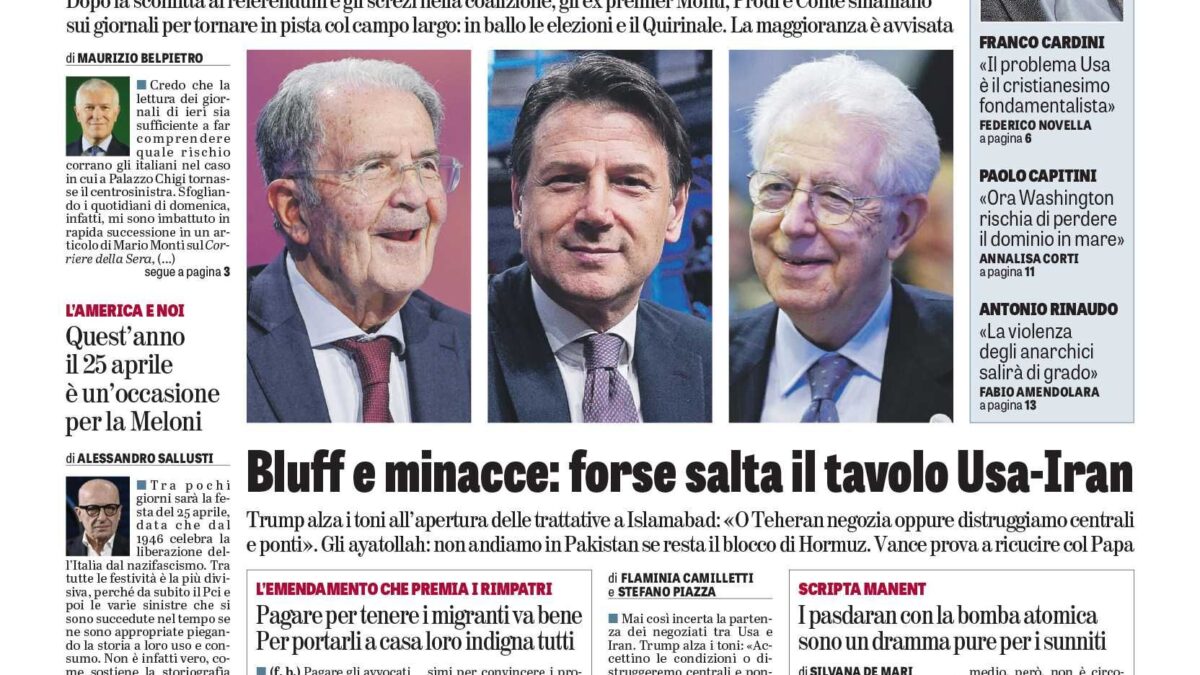 Oggi in edicola