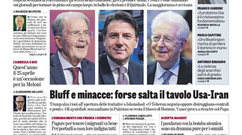 Oggi in edicola