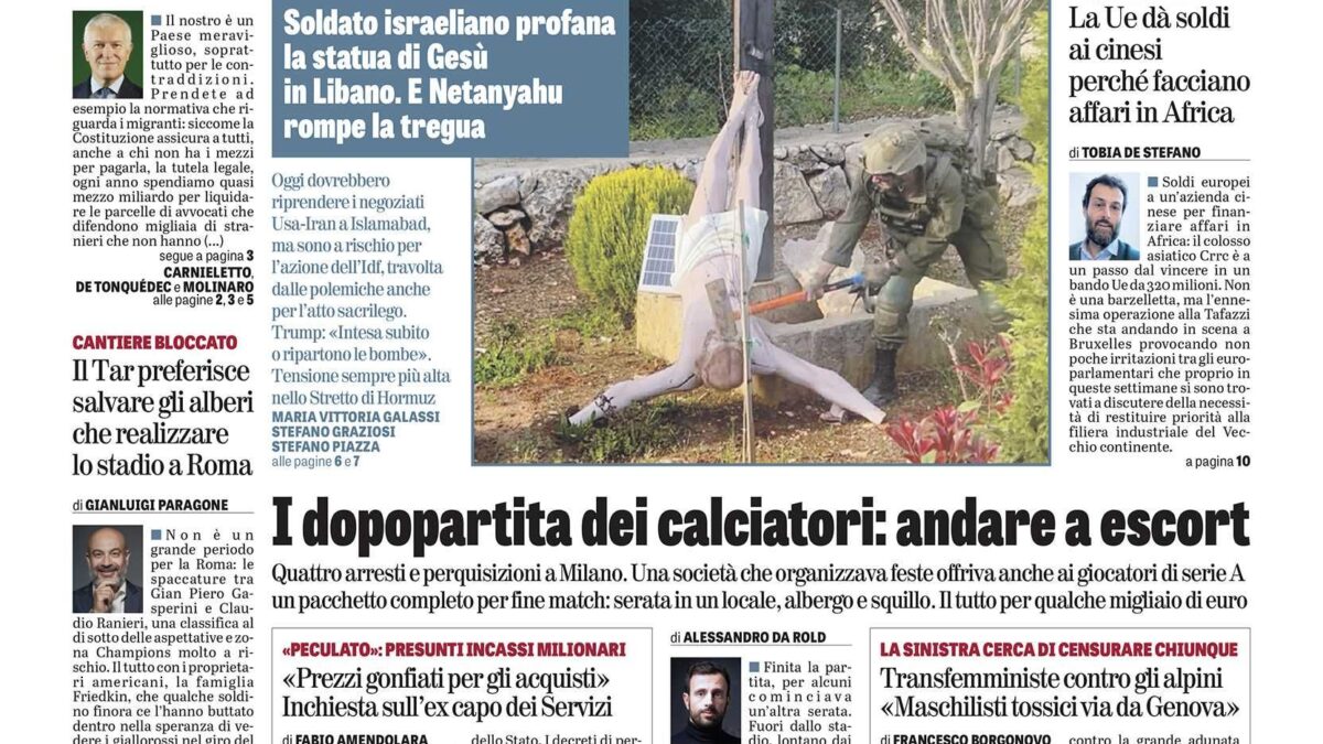 Oggi in edicola