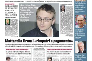 Oggi in edicola