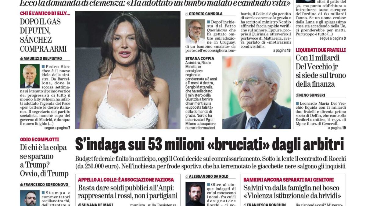 Oggi in edicola