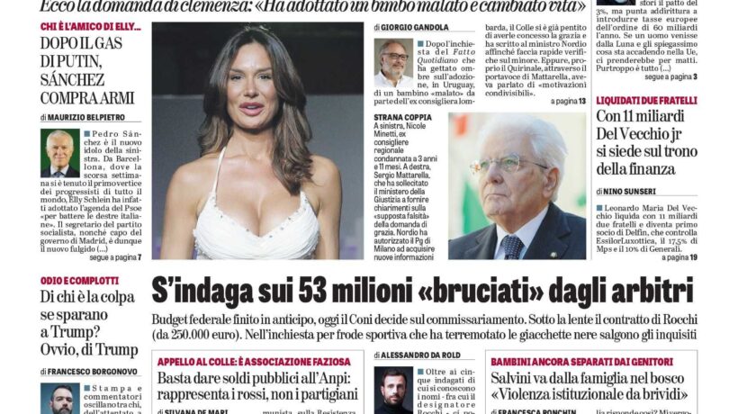 Oggi in edicola