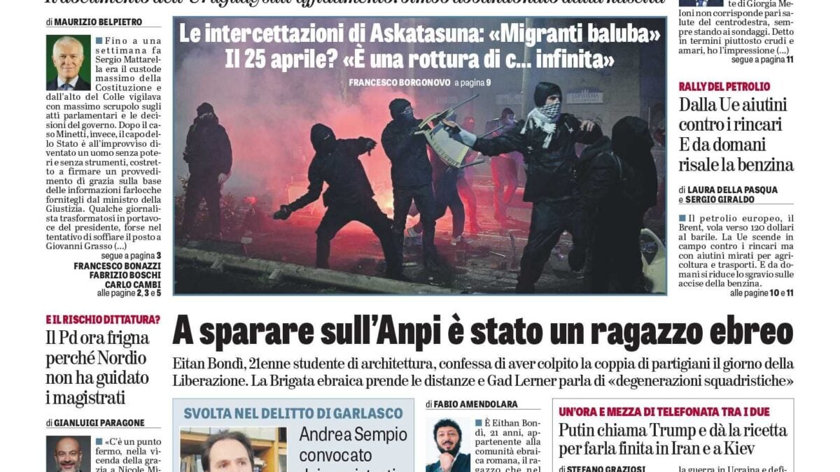 Oggi in edicola