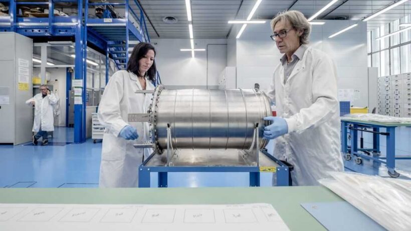 I serbatoi del modulo ESM costruiti da Alfa Meccanica di Pianezza (Nasa)