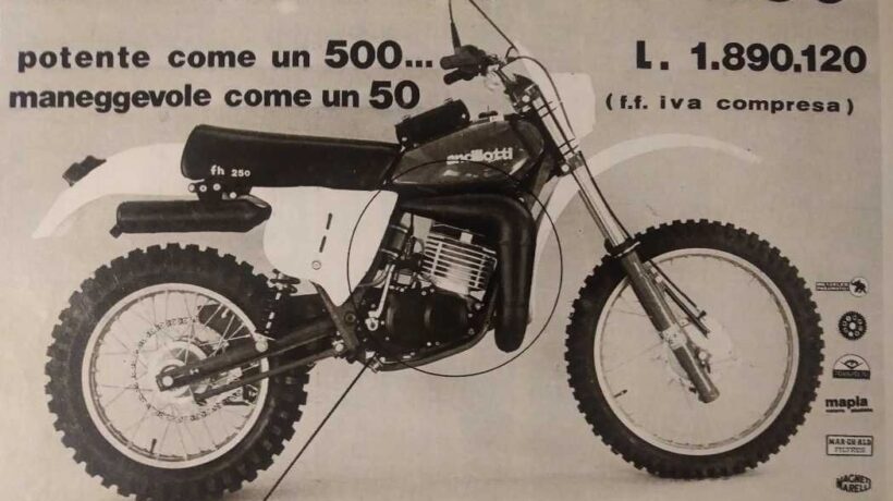 Depliant del 250 regolarità con motore Hiro