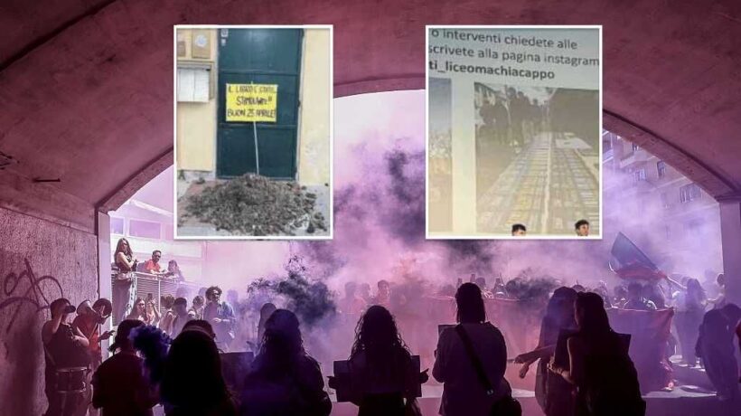 Odio rosso in strada: studenti schedati, letame e verdure verso le sedi di Fdi