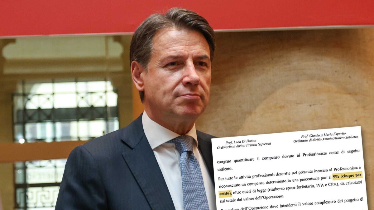 Un contratto per le forniture sanitarie svela il sistema 5% del collega di Conte