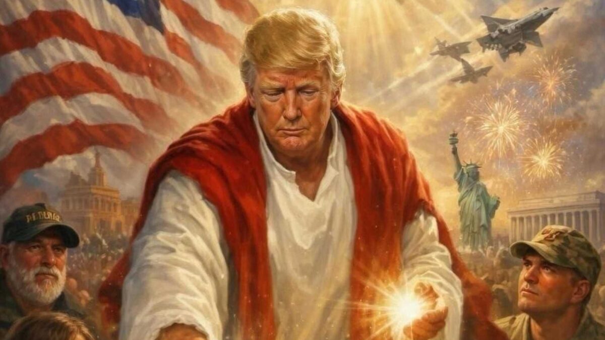 Trump si crede Gesù Cristo