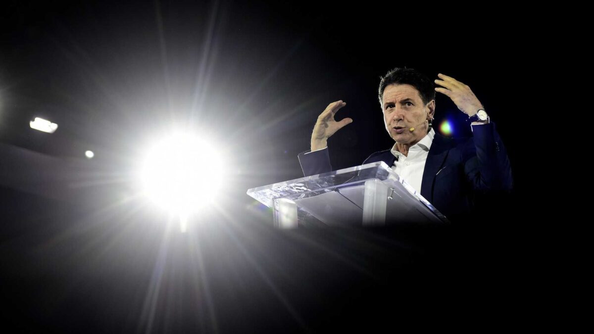 La  «rete» che prova a mettere Conte al posto della Meloni