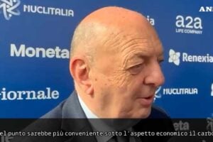Pichetto Fratin: «Gas a 70 euro soglia per riattivare il carbone»