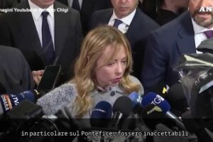 Meloni: «Non a mio agio se i leader religiosi fanno quello che dicono i politici»