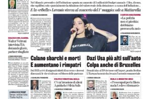 Oggi in edicola