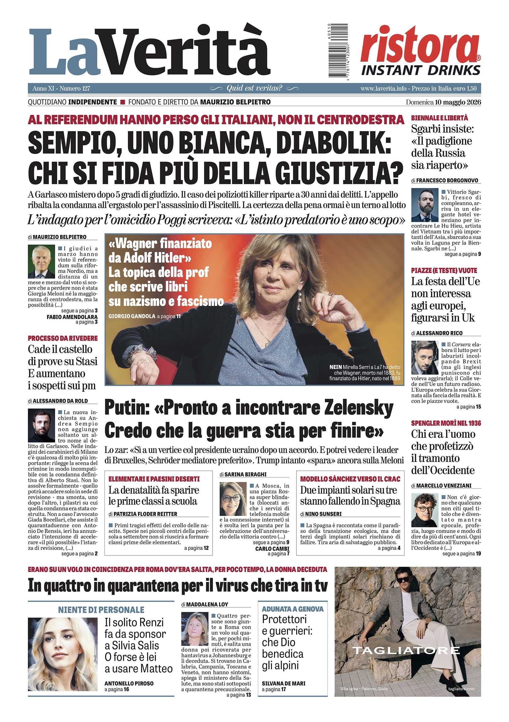 Oggi in edicola