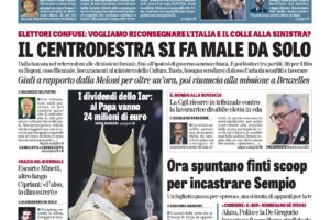 Oggi in edicola