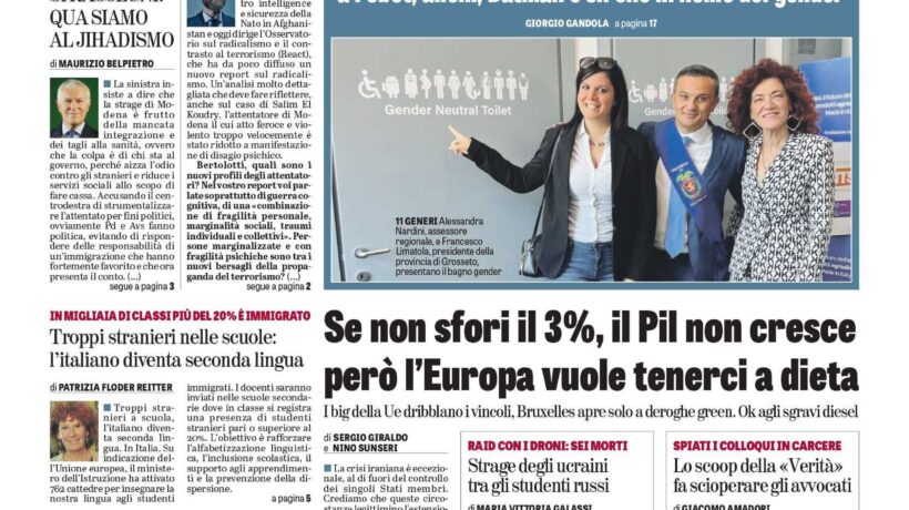 Oggi in edicola