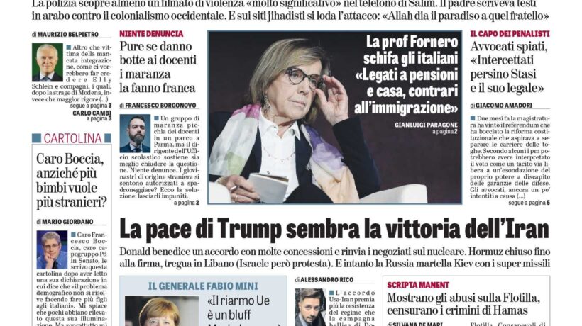 Oggi in edicola