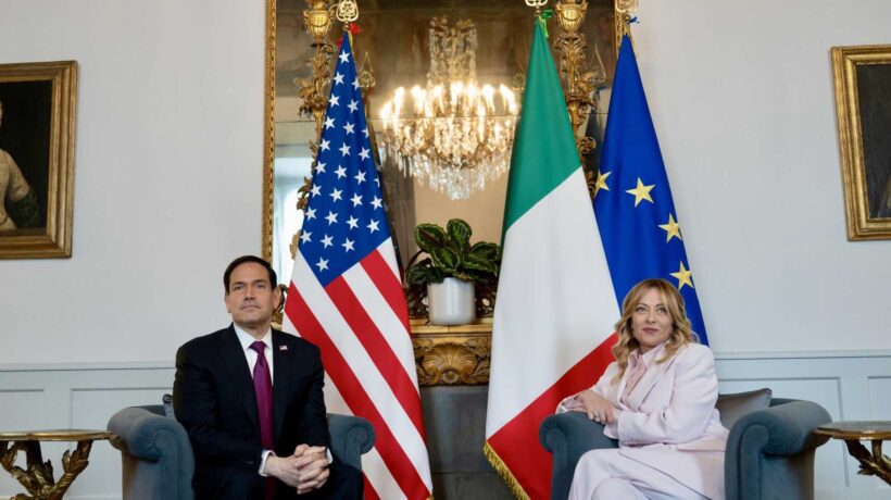 La Meloni tiene il punto con Rubio: «Dialogo franco, interessi diversi»
