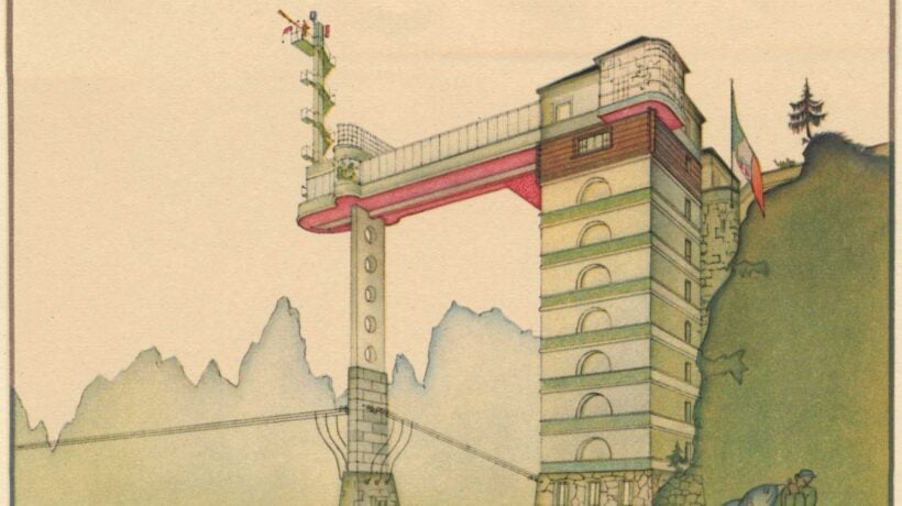 Piero Portaluppi, La villa delle 8 coppie in Formazza , 1930 (Fondazione Portaluppi-FAI)
