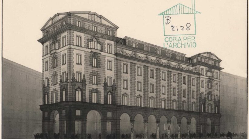 Piero Portaluppi, Casa F.lli Crespi Milano, 1928 (Fondazione Portaluppi-FAI)