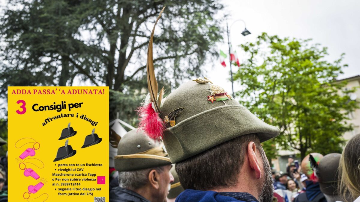 Le femministe infamano gli Alpini: pubblicati volantini «anti molestie»