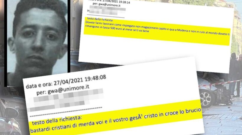 El Koudri tenta l’infermità mentale. Insulta i cristiani, ora vuole la Bibbia