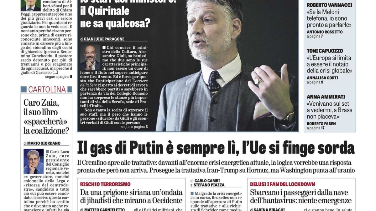 Oggi in edicola