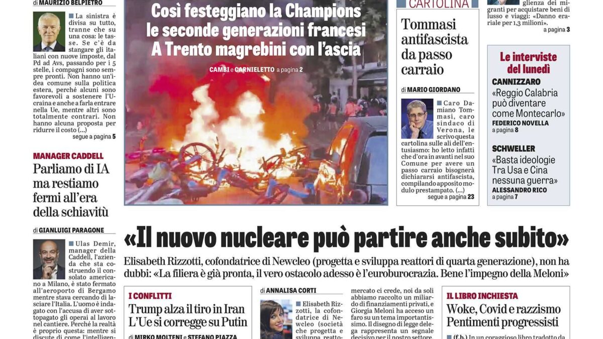 Oggi in edicola