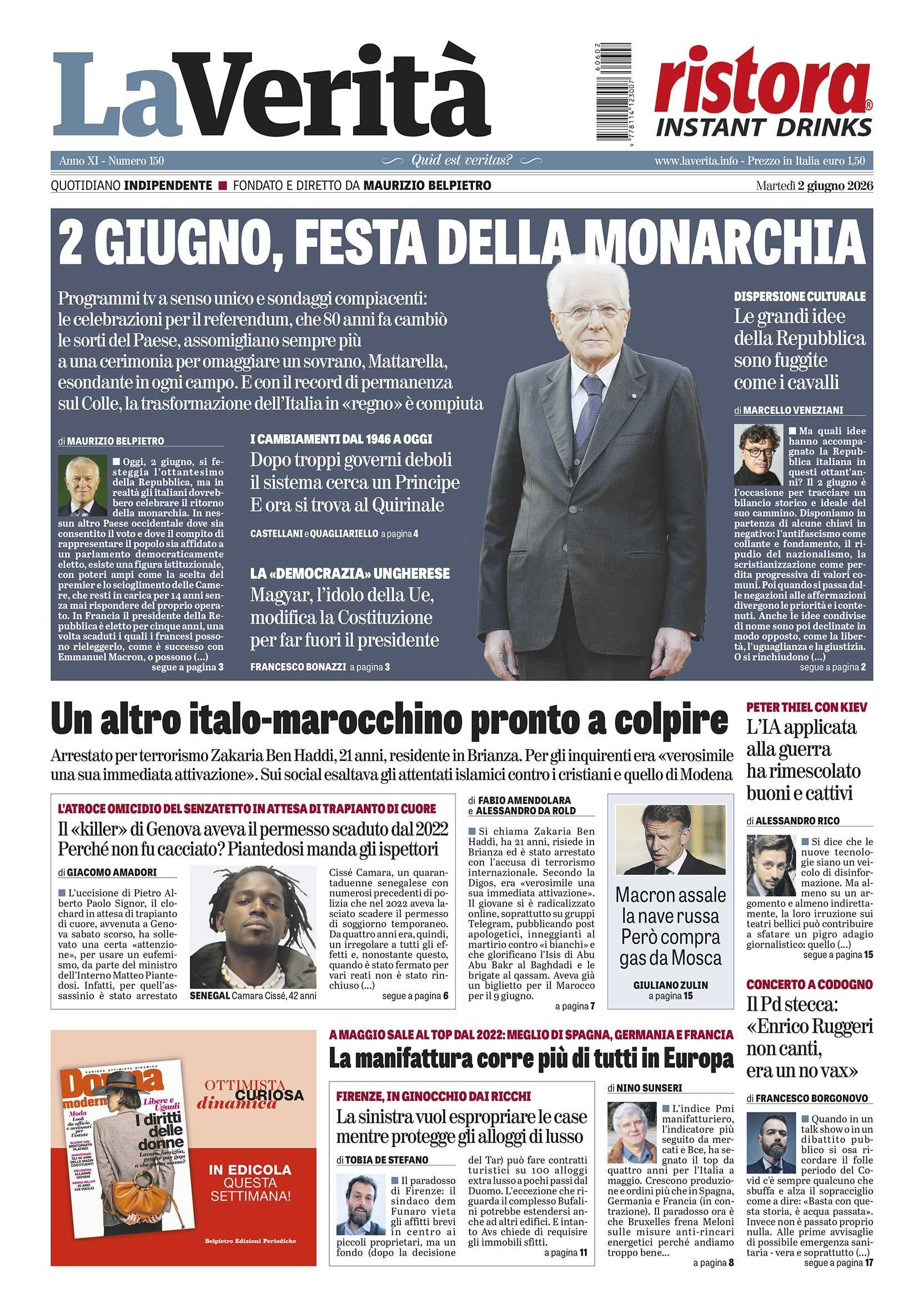 Oggi in edicola