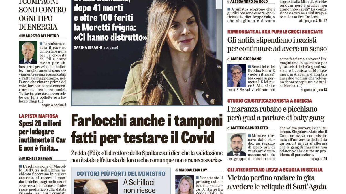Oggi in edicola
