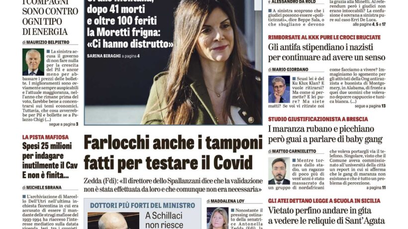 Oggi in edicola
