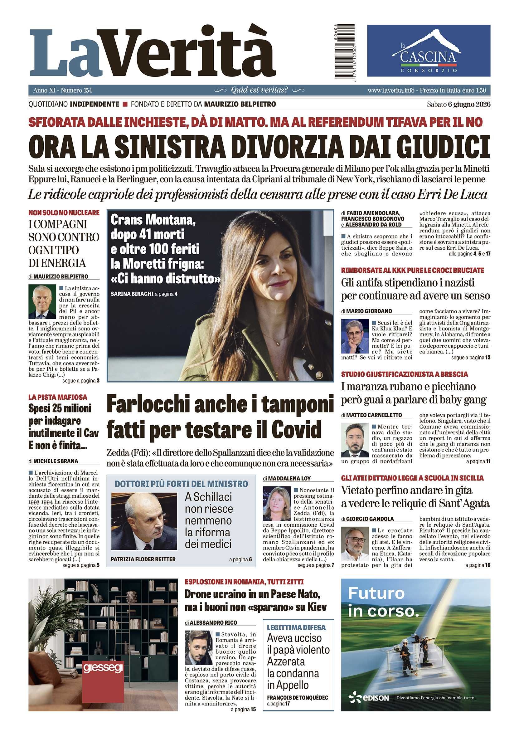 Oggi in edicola