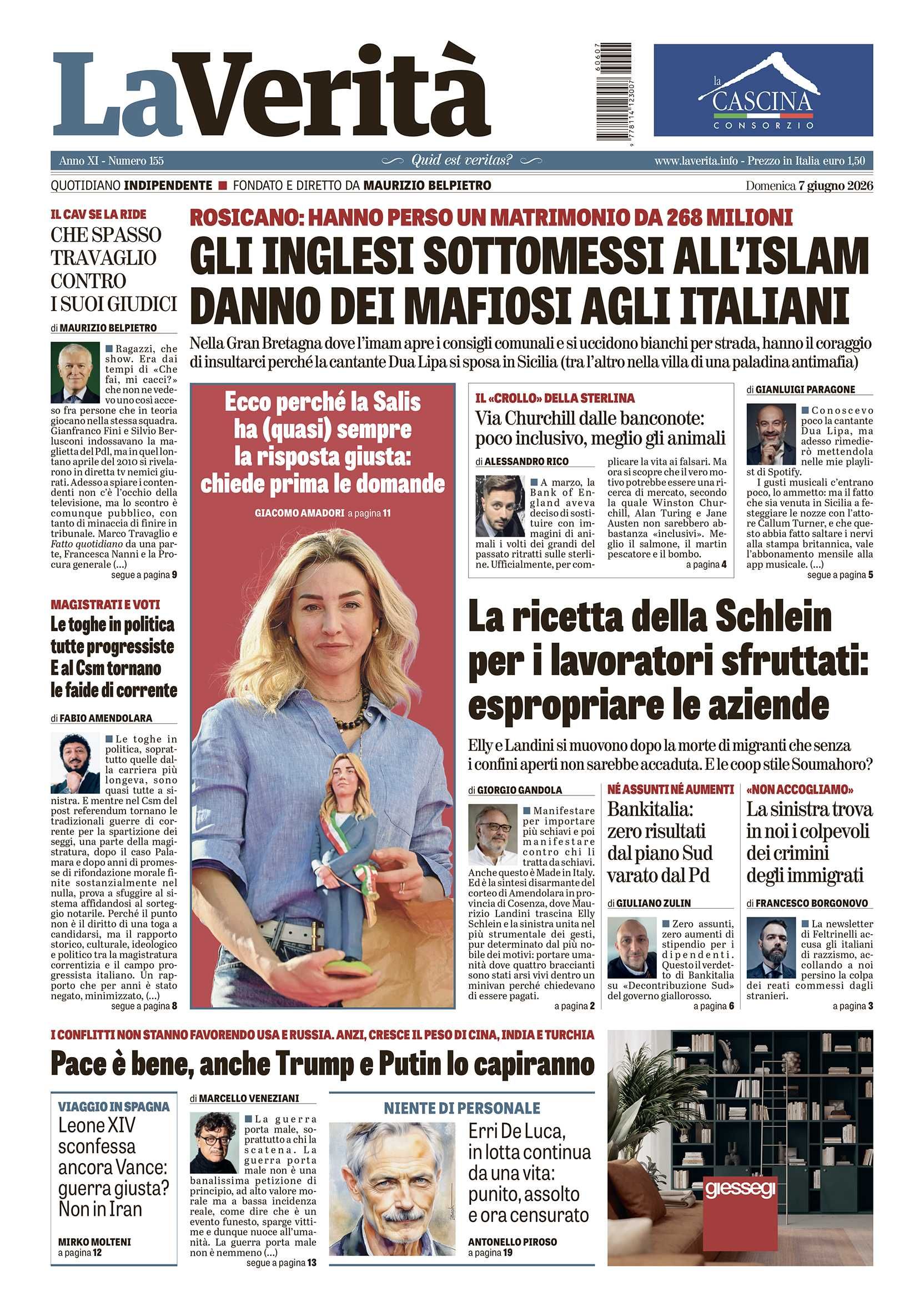 Oggi in edicola
