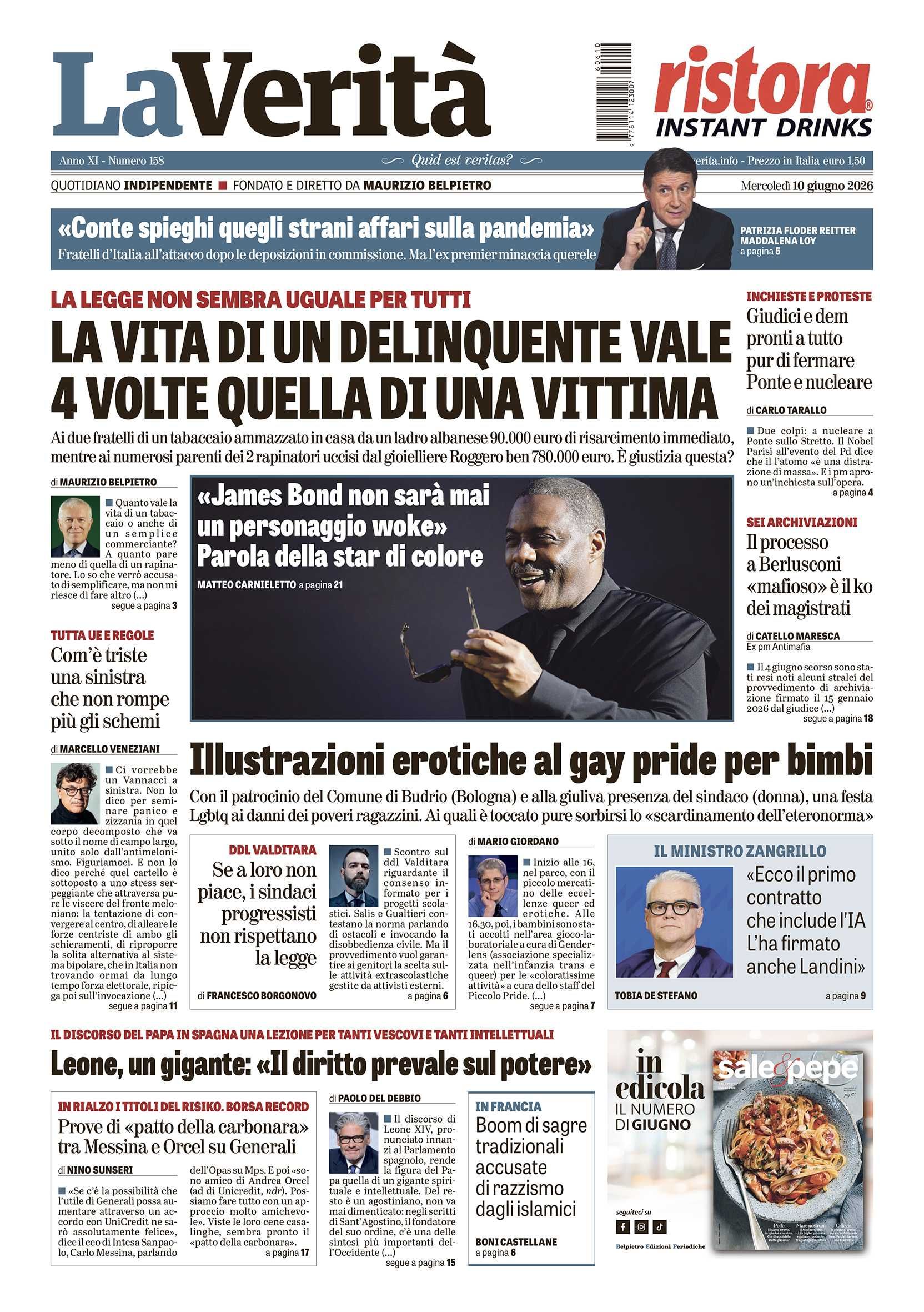 Oggi in edicola