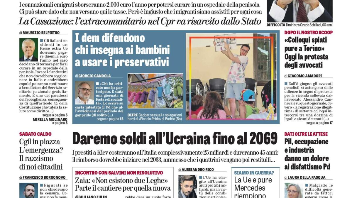 Oggi in edicola