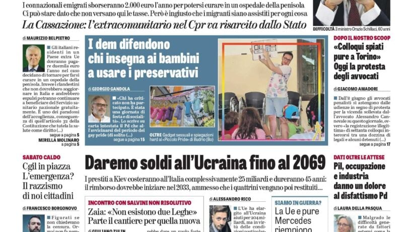 Oggi in edicola