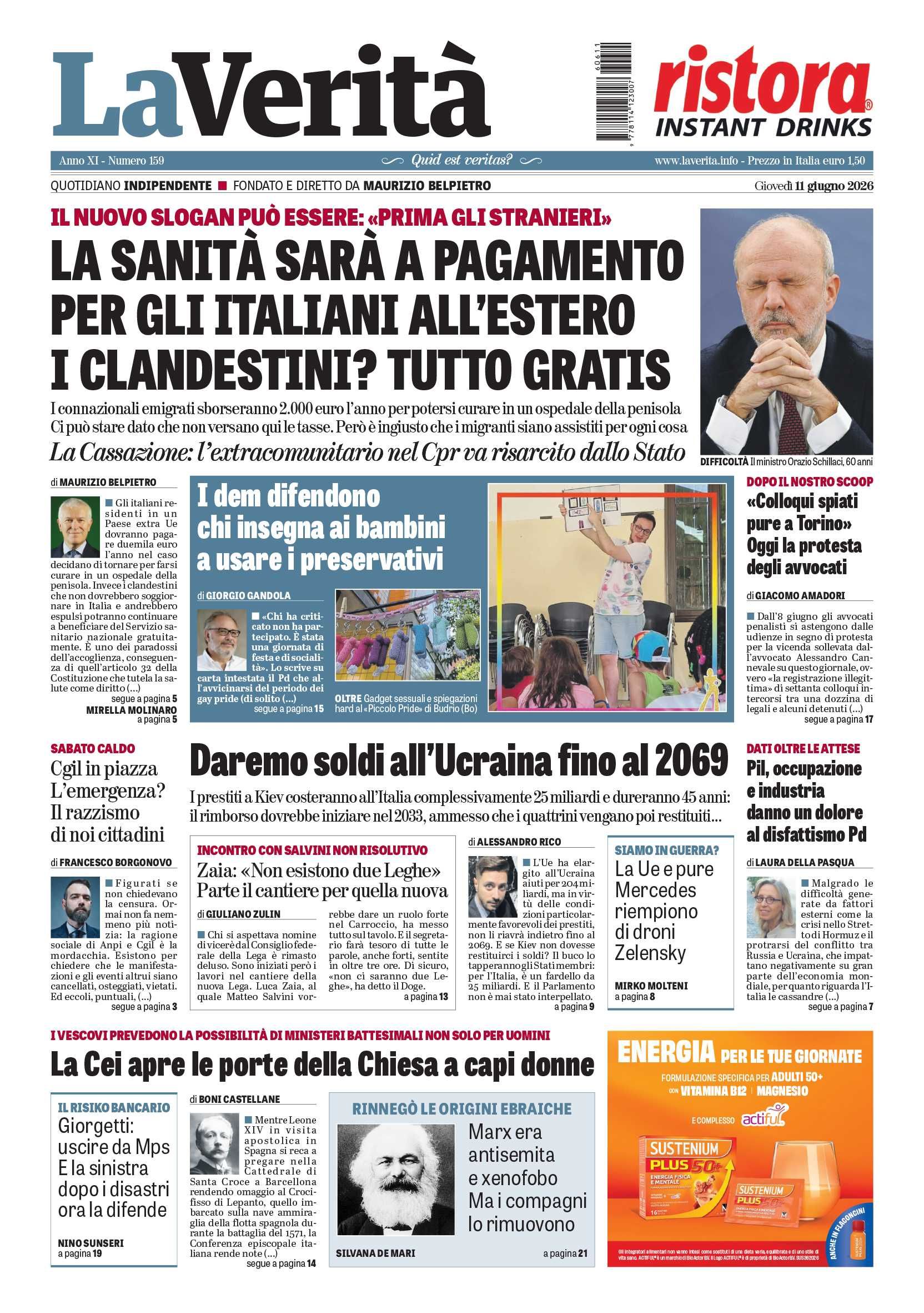 Oggi in edicola