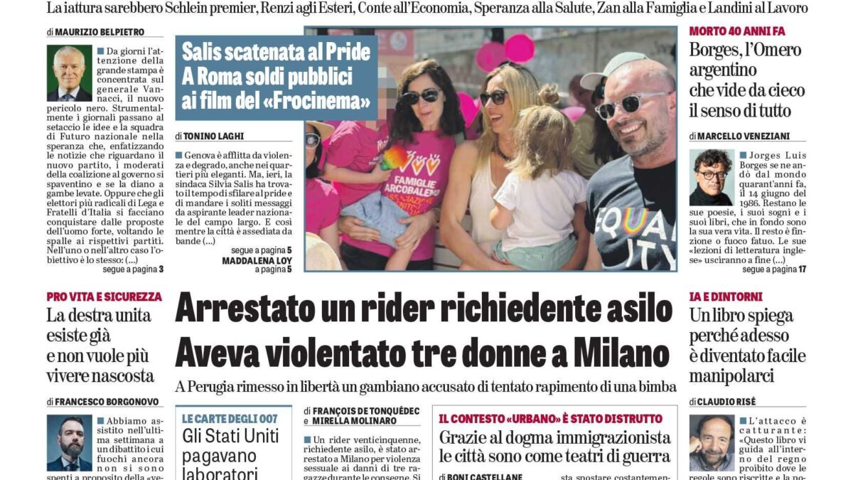 Oggi in edicola