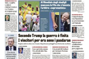 Oggi in edicola