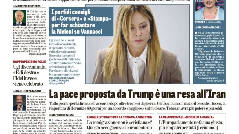 Oggi in edicola