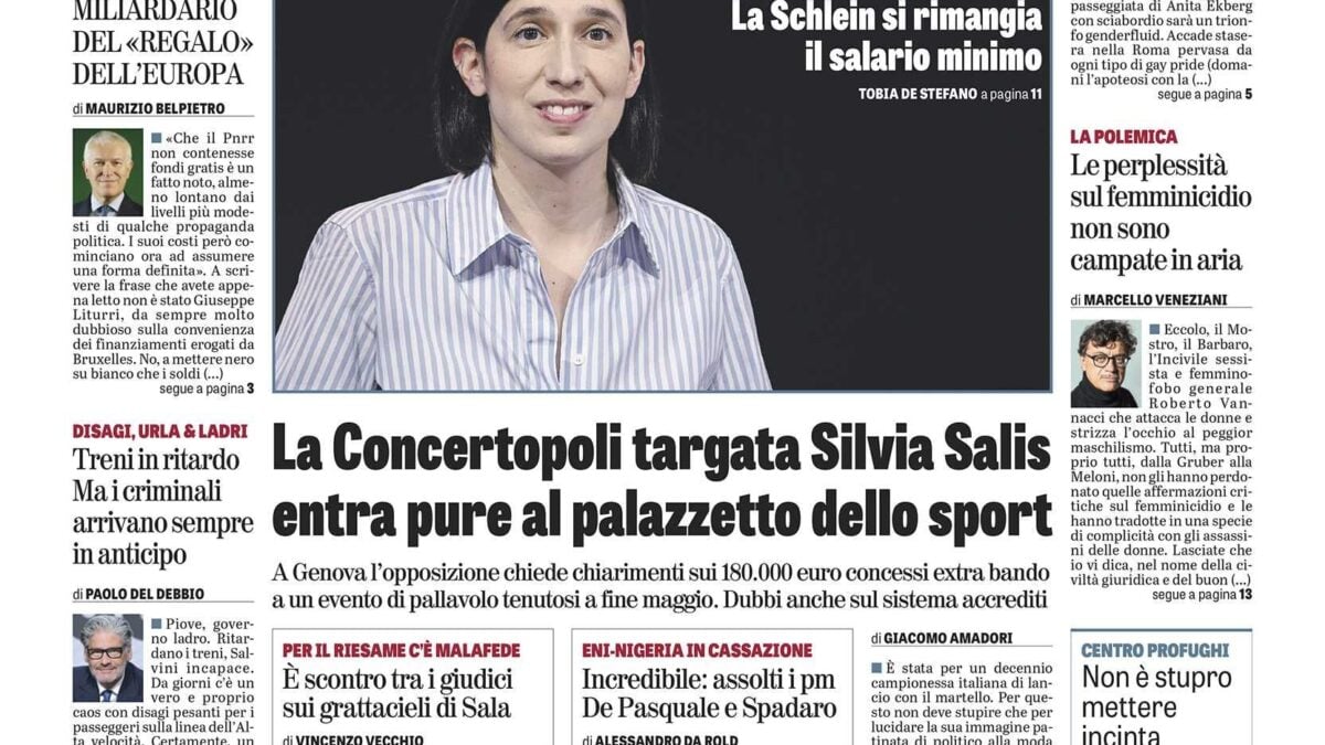 Oggi in edicola