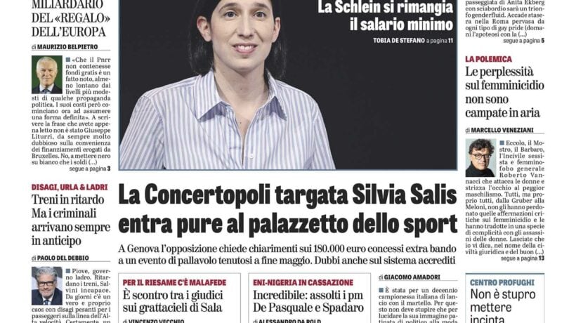 Oggi in edicola